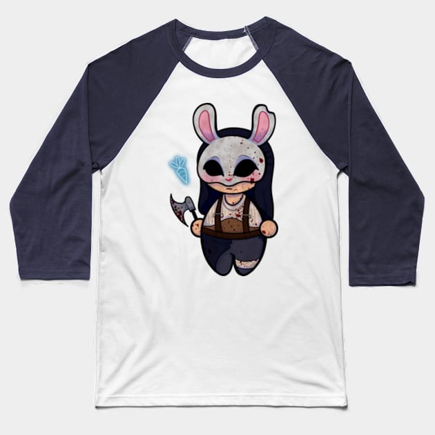 Dead By Daylight: The Huntress Baseball T-Shirt by V.A. Fox Designs